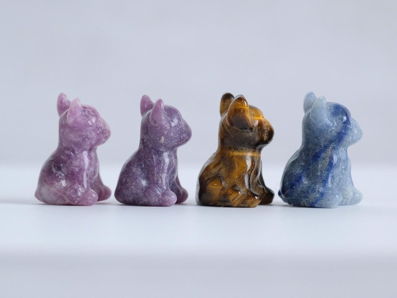 French Bulldog Crystal Carvings | Mini Crystal Dog