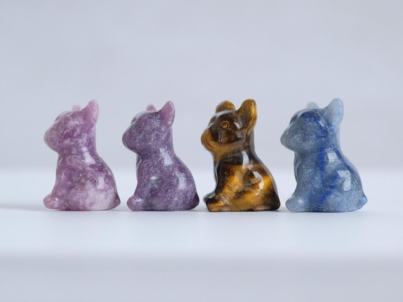 French Bulldog Crystal Carvings | Mini Crystal Dog