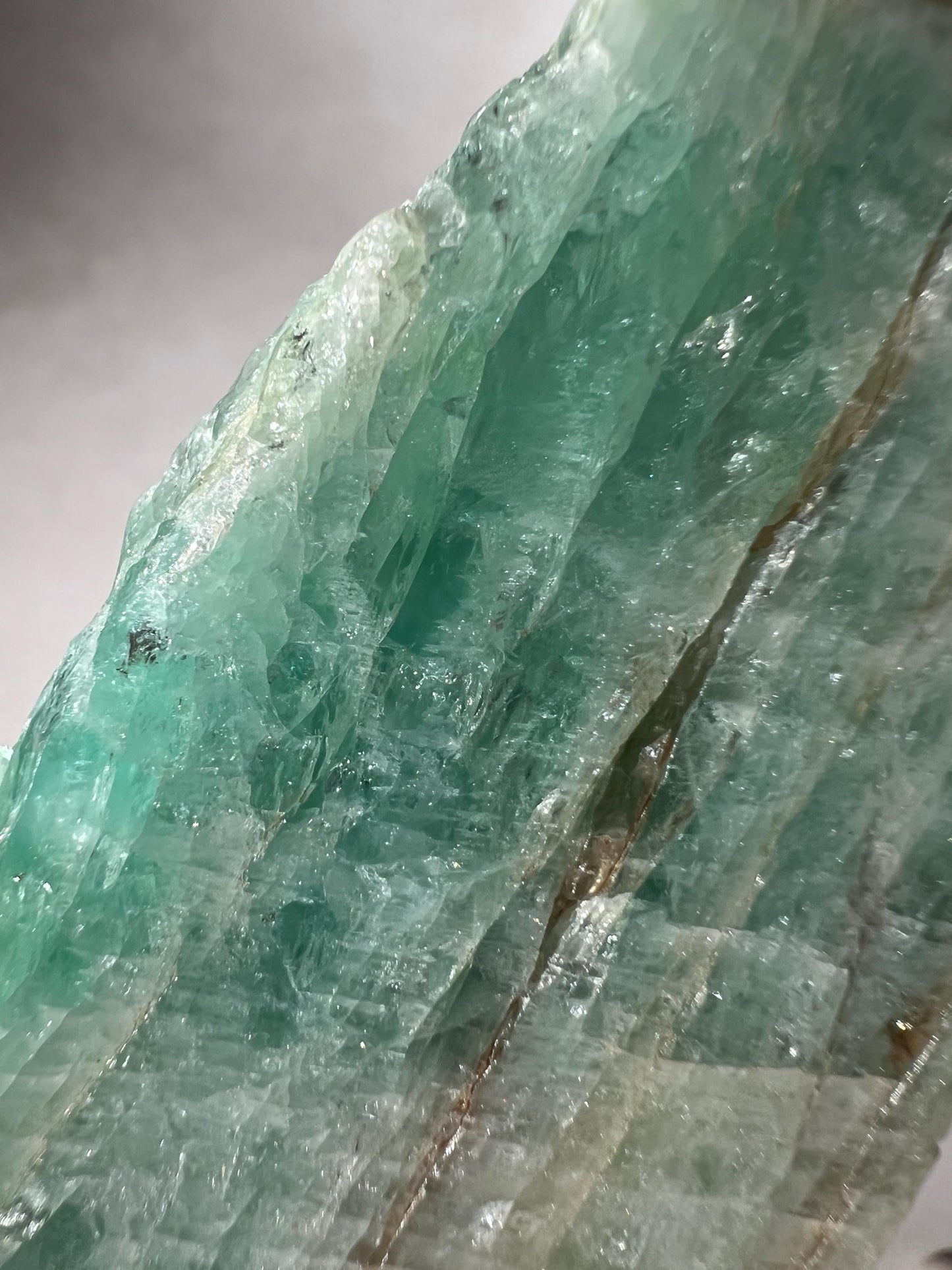 Australian Aquamarine Slab | Polished Aquamarine Crystal Slab