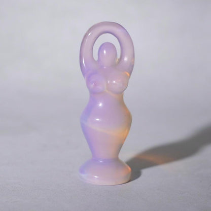 Pink Opalite Goddess Figure | Moon Goddess | Wicca Witch