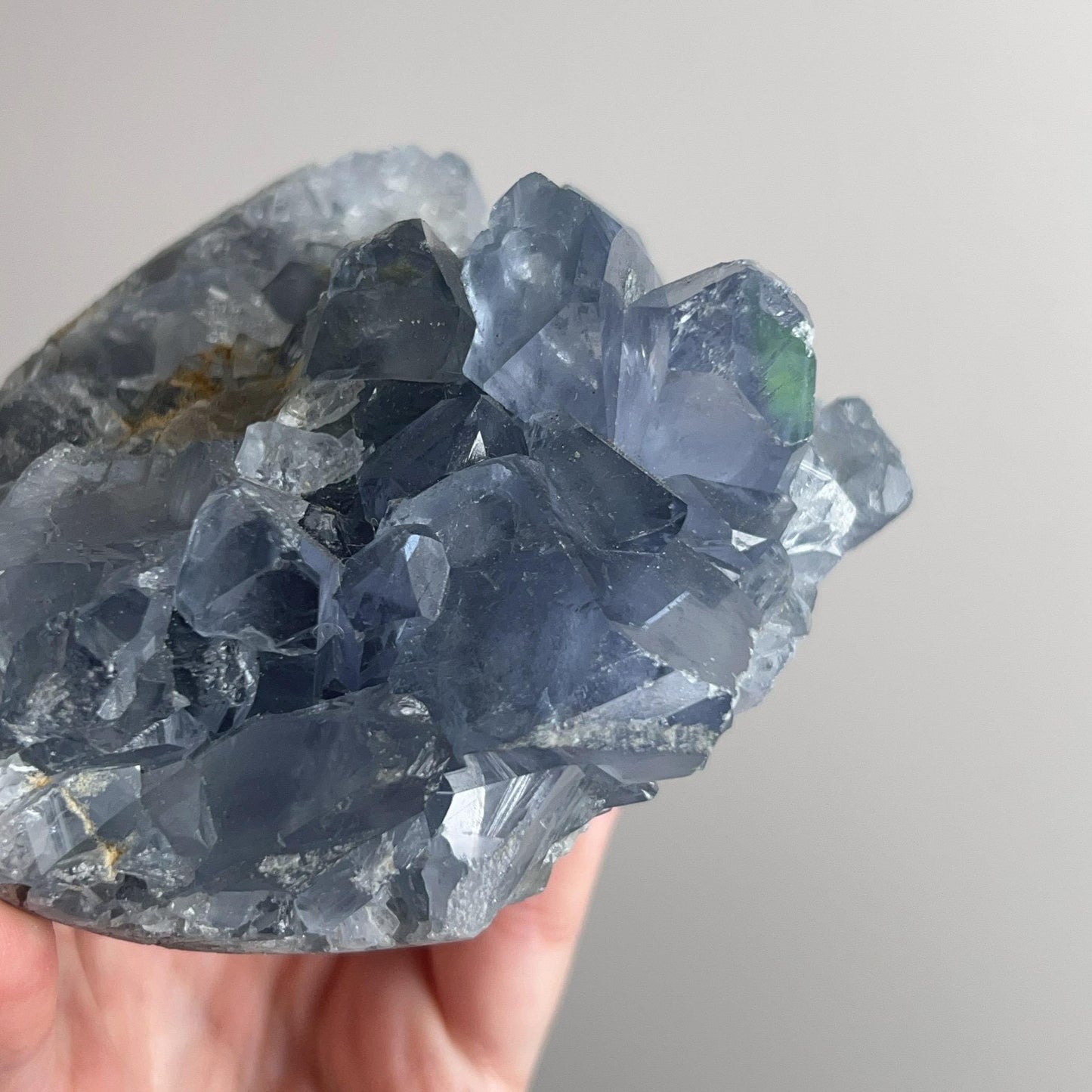 Blue Celestite Cluster | Celestine Crystal Geode