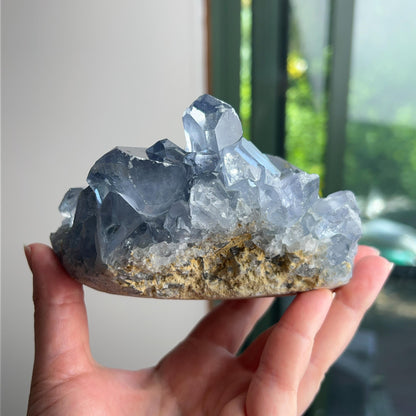 Blue Celestite Cluster | Celestine Crystal Geode