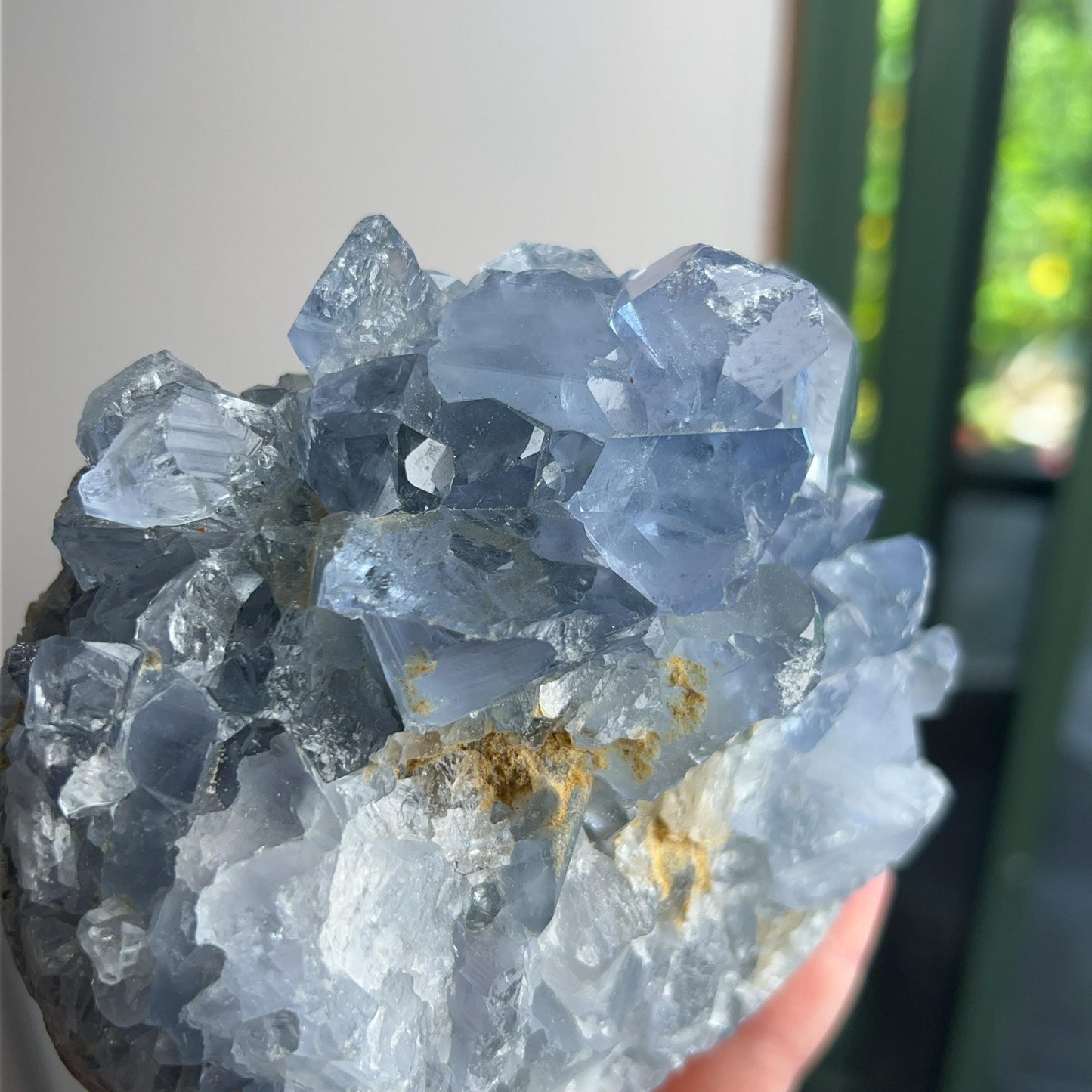 Blue Celestite Cluster | Celestine Crystal Geode