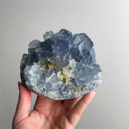 Blue Celestite Cluster | Celestine Crystal Geode