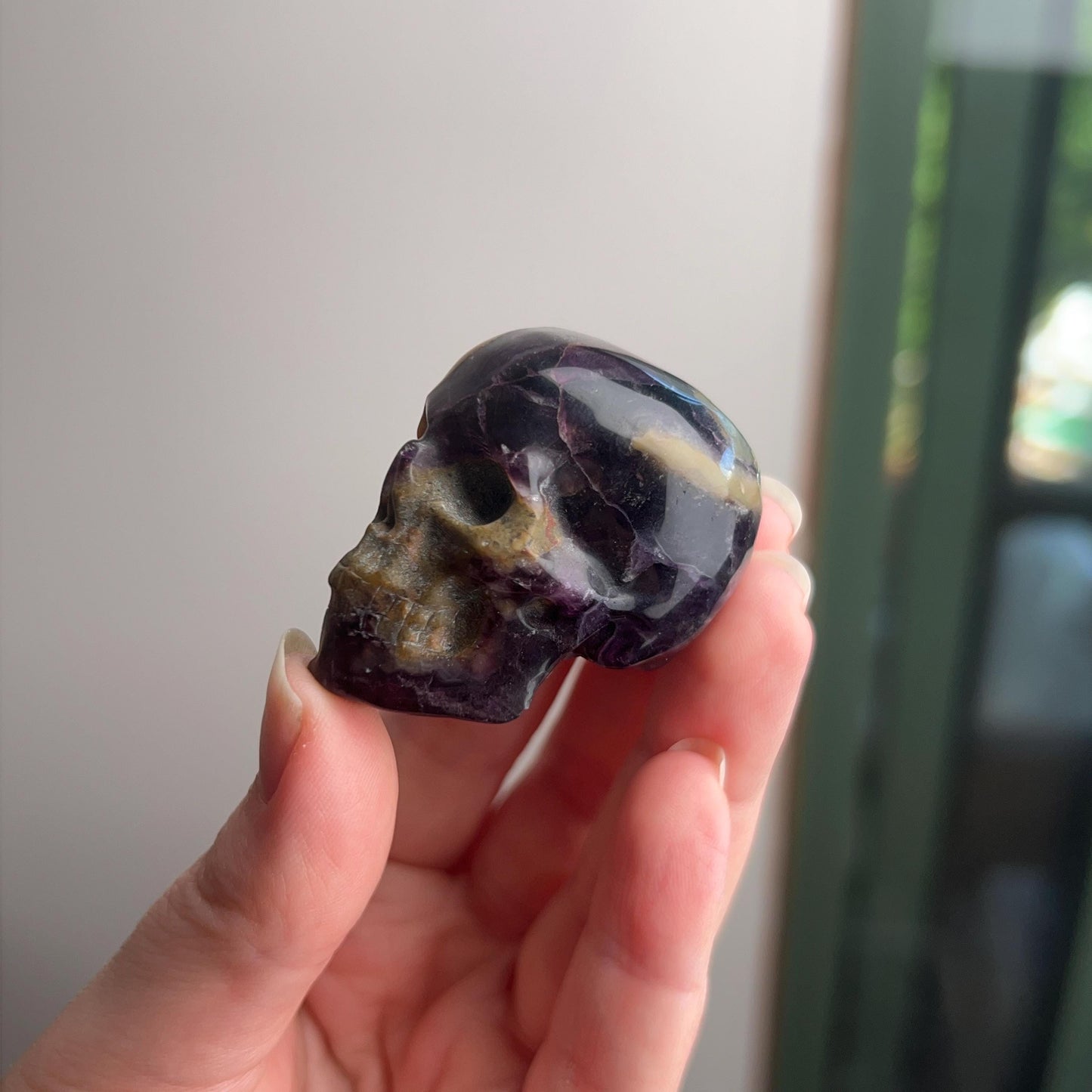 Purple Fluorite Crystal Skull | Fluorite Skull