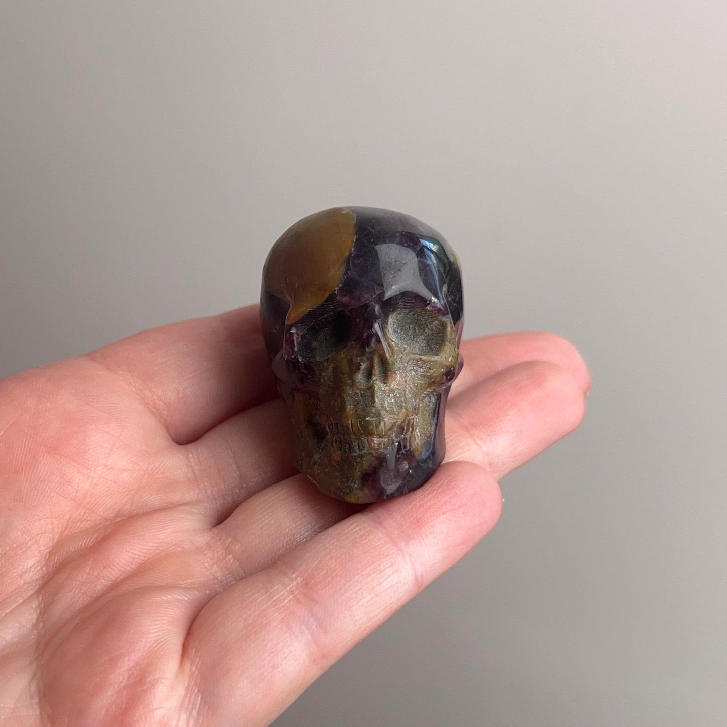 Purple Fluorite Crystal Skull | Fluorite Skull