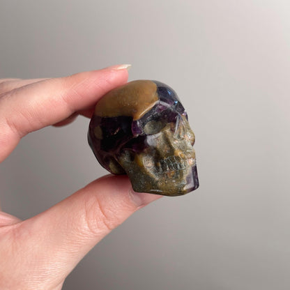 Purple Fluorite Crystal Skull | Fluorite Skull