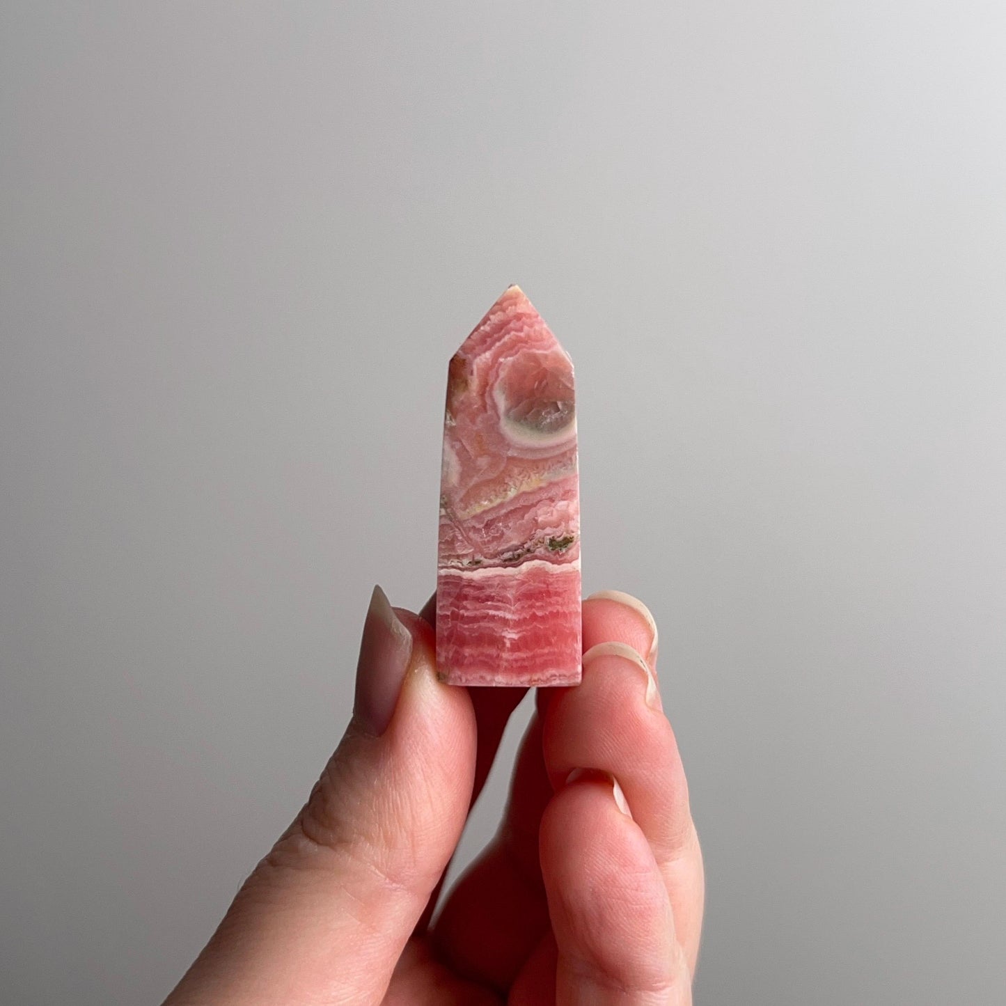 Rhodochrosite Point | Pink Rhodochrosite Crystal Tower