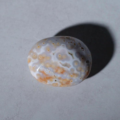 Old Stock Ocean Jasper Palm | Orbicular OJ Crystal Palmstone