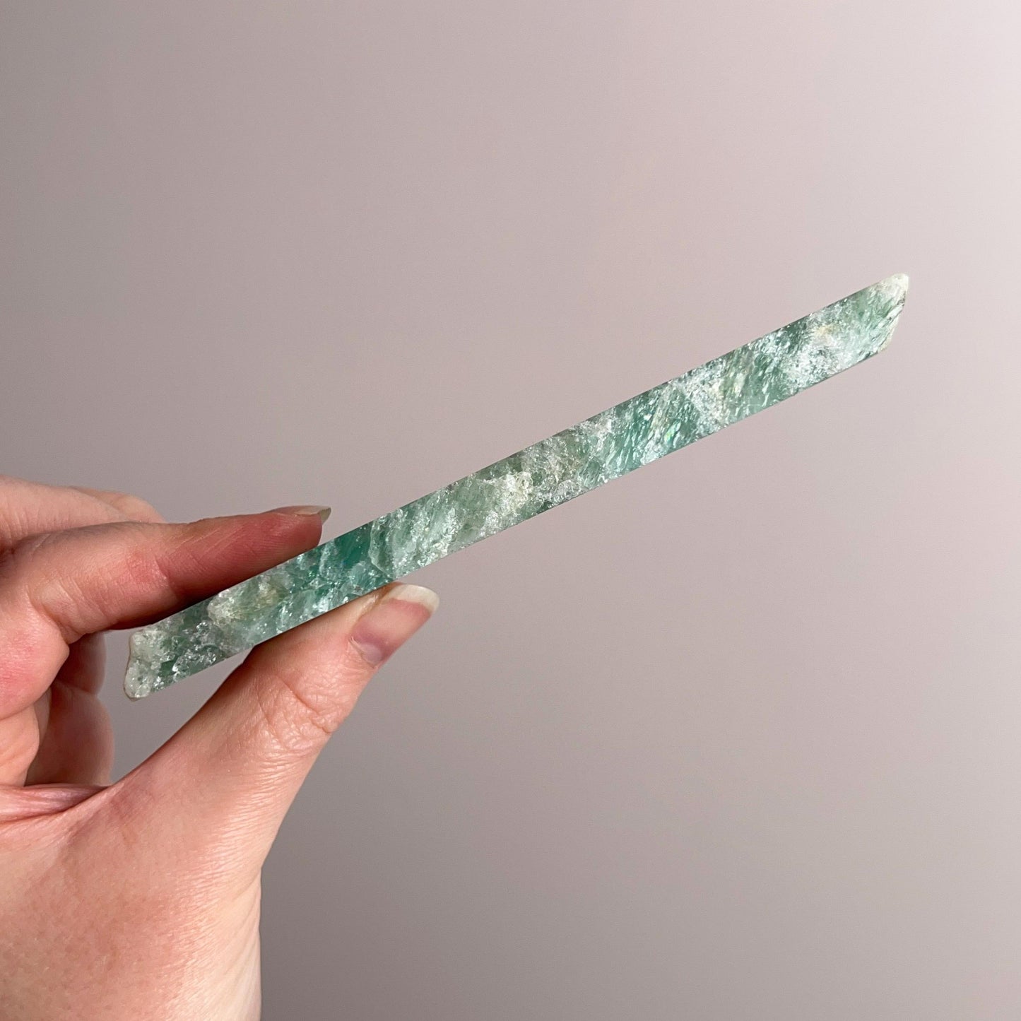 Australian Aquamarine Slab | Polished Aquamarine Crystal Slab