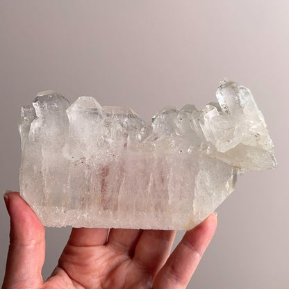 XL Faden Quartz Cluster | Tabular Quartz Crystal Specimen