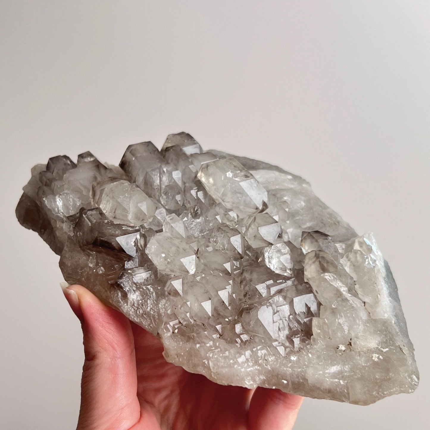 Elestial Smokey Quartz Specimen | Elestial Quartz Cluster