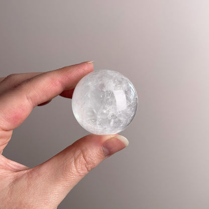 Rainbow Optical Calcite Sphere | Clear Calcite Crystal Sphere