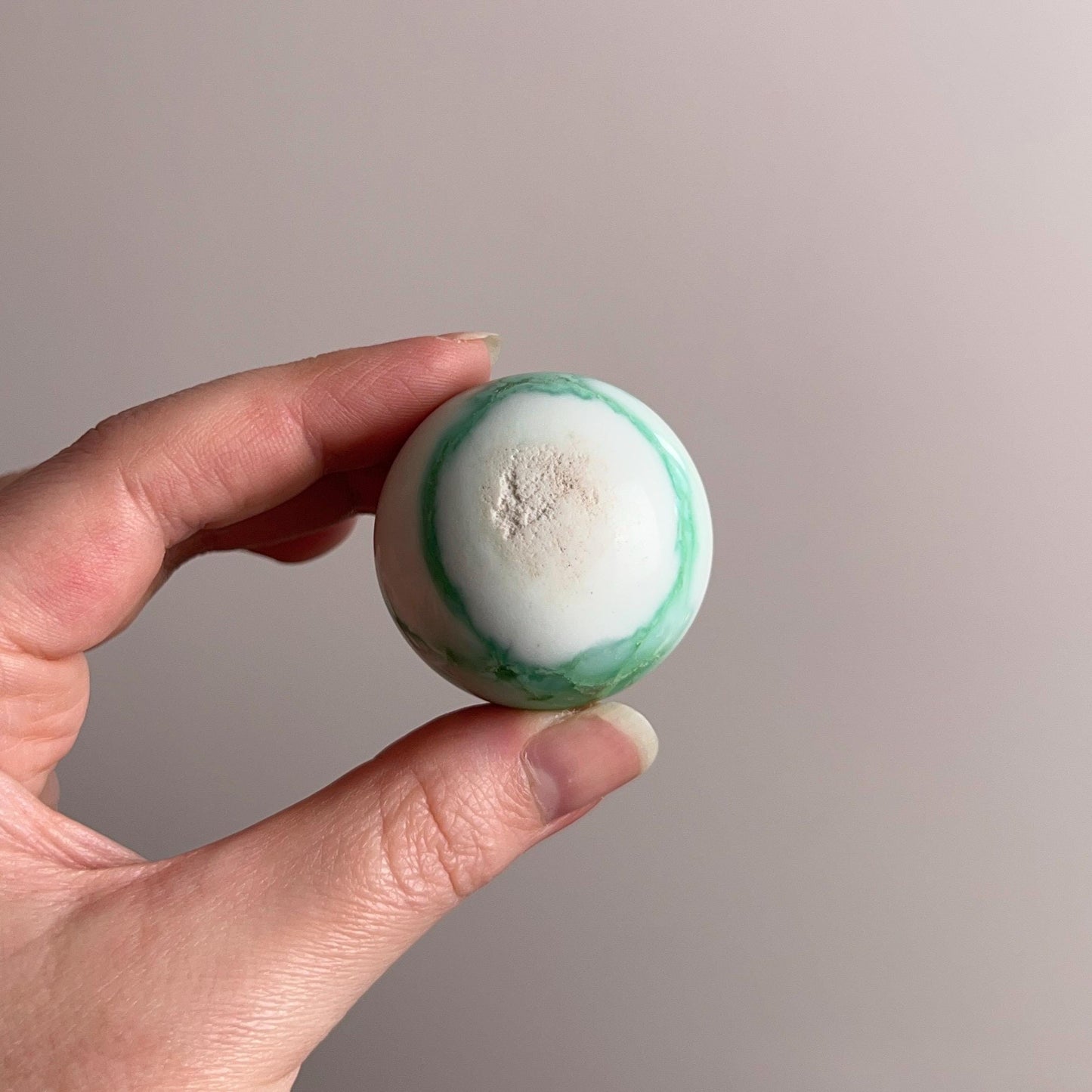 Chrysoprase Sphere | Mint Green Chrysoprase Crystal Sphere