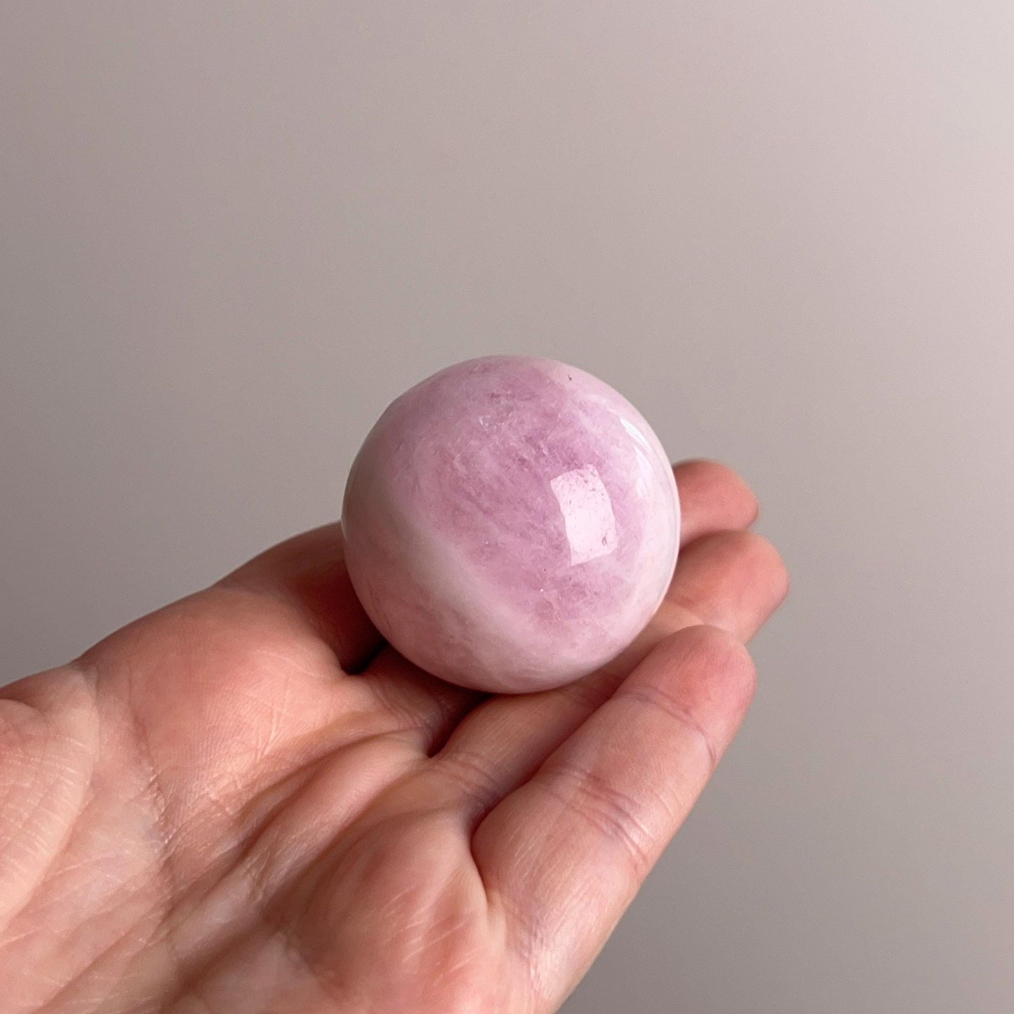 Bi Color Morganite Sphere | Beryl Crystal Sphere