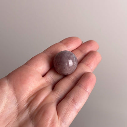 Purple Rose Quartz Sphere | Lavender Rose Quartz Crystal Sphere