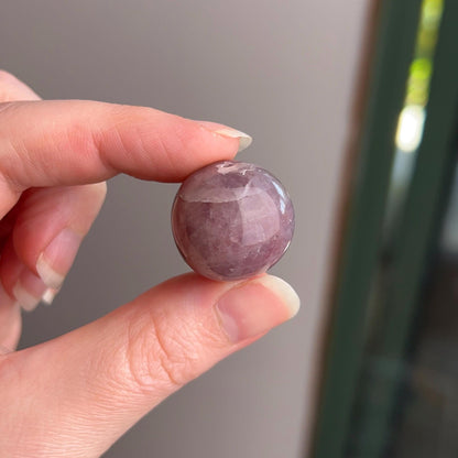 Purple Rose Quartz Sphere | Lavender Rose Quartz Crystal Sphere