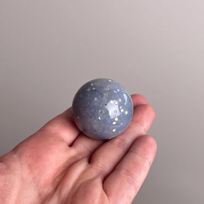 Grape Agate Sphere | Purple Botryoidal Chalcedony Crystal Sphere