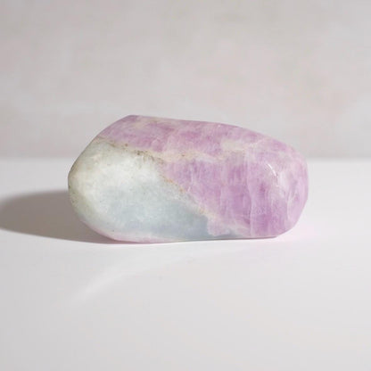 Kunzite & Aquamarine Freeform | Polished Crystal Specimen