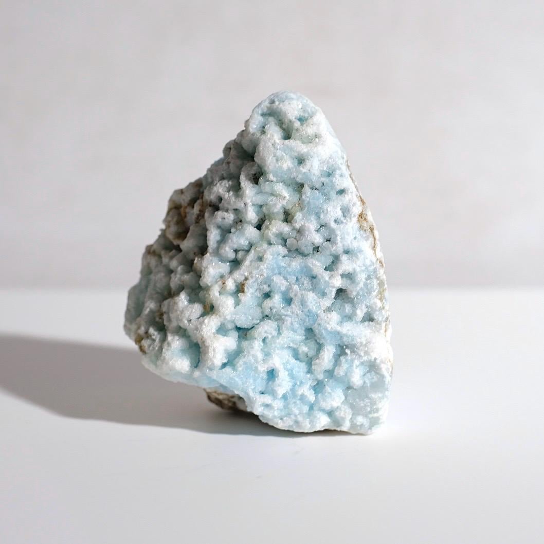 Raw Blue Aragonite Crystal | Rough Natural Aragonite Specimen