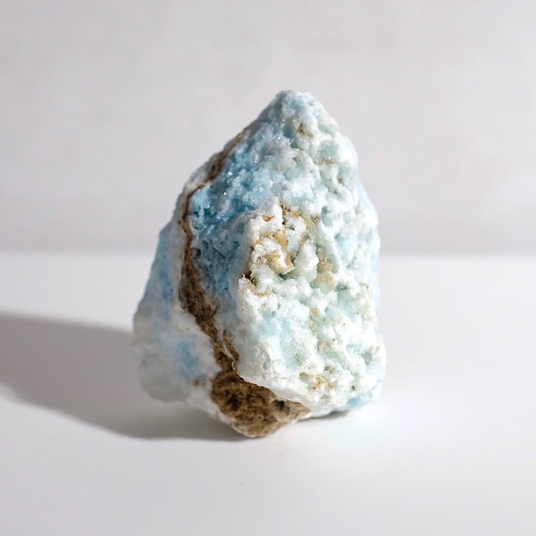 Raw Blue Aragonite Crystal | Rough Natural Aragonite Specimen