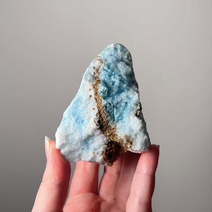 Raw Blue Aragonite Crystal | Rough Natural Aragonite Specimen