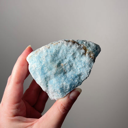 Raw Blue Aragonite Crystal | Rough Natural Aragonite Specimen