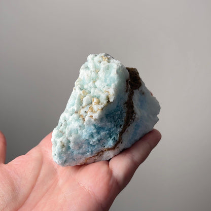 Raw Blue Aragonite Crystal | Rough Natural Aragonite Specimen