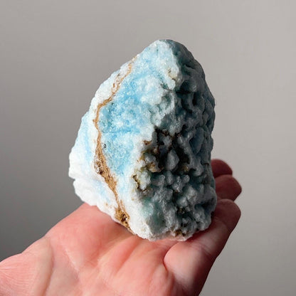 Raw Blue Aragonite Crystal | Rough Natural Aragonite Specimen