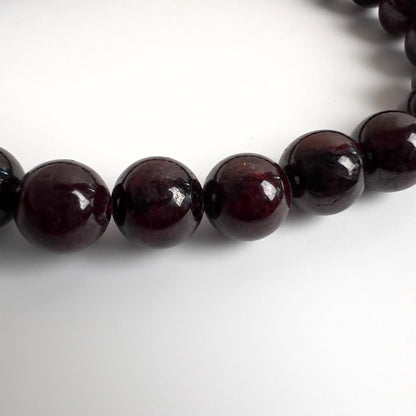 Garnet Bracelet | Almandine Garnet Crystal Stretch Bracelet