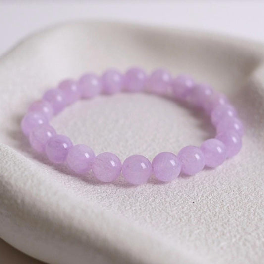 Kunzite Bracelet | Pink Spodumene Stretch Bracelet