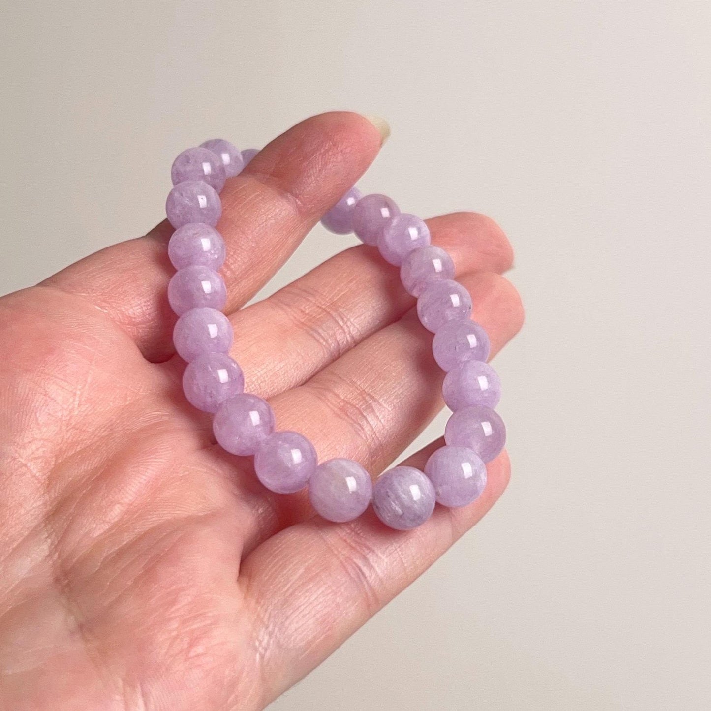 Kunzite Bracelet | Pink Spodumene Stretch Bracelet