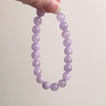 Kunzite Bracelet | Pink Spodumene Stretch Bracelet