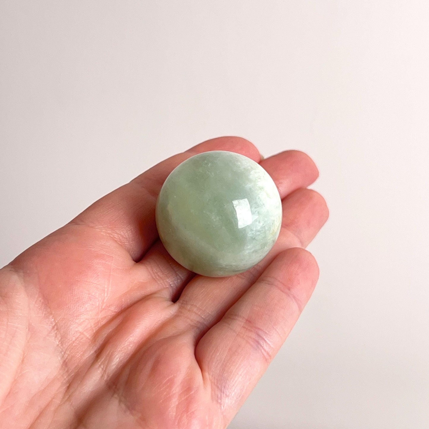 Green Aquamarine Sphere | Beryl Crystal Sphere