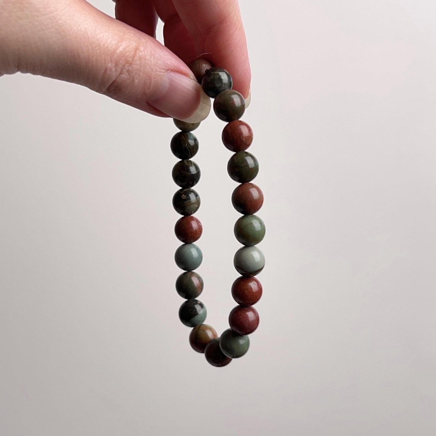 Cherry Creek Jasper Bracelet | Crystal Stretch Bracelet