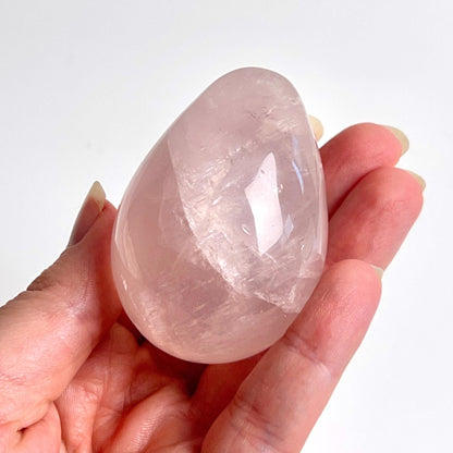 Gemmy Star Rose Quartz Egg | Rose Quartz Crystal Egg