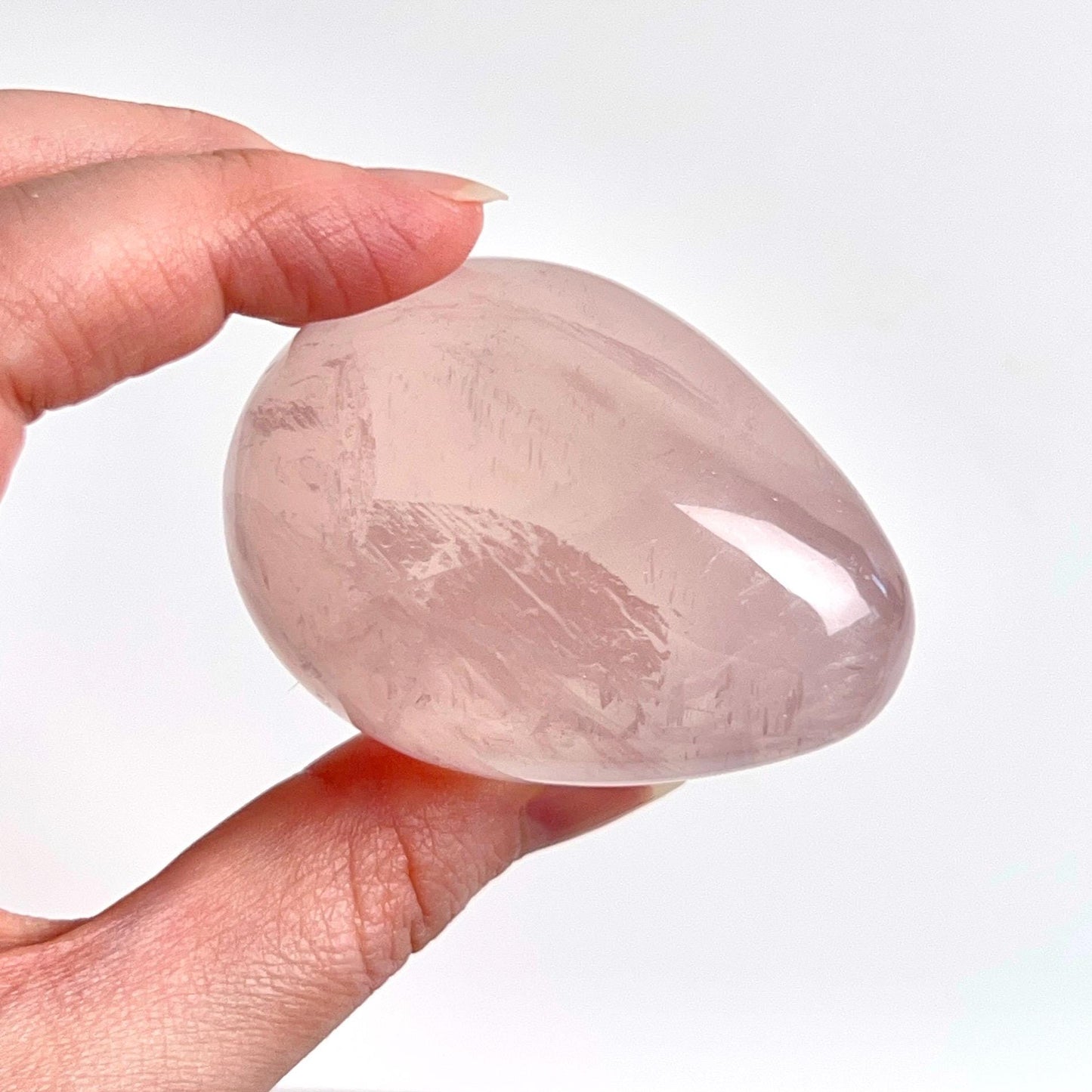 Gemmy Star Rose Quartz Egg | Rose Quartz Crystal Egg