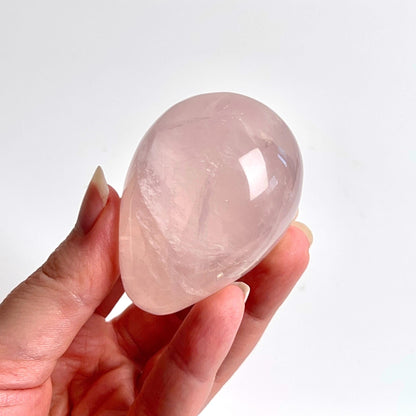 Gemmy Star Rose Quartz Egg | Rose Quartz Crystal Egg