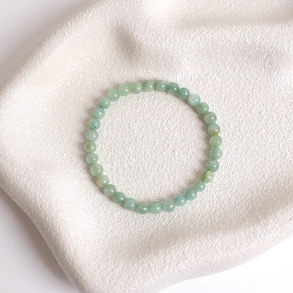 Green Kyanite Bracelet | Kyanite Crystal Stretch Bracelet