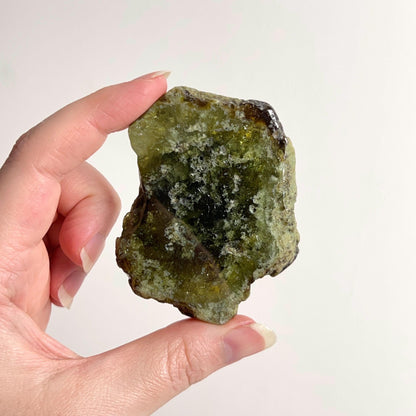 Tsavorite Garnet Slice | Green Garnet Polished Slab