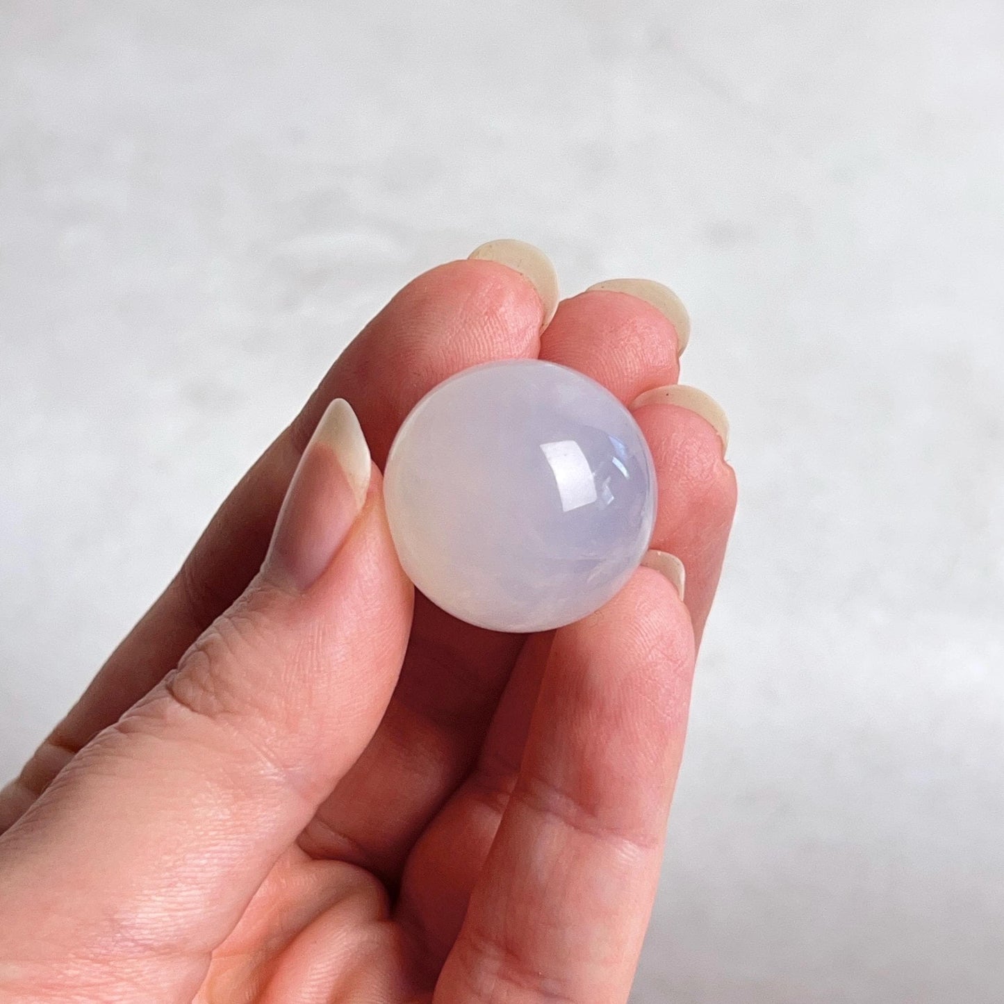 Blue Rose Quartz Sphere | Rose Quartz Crystal Sphere