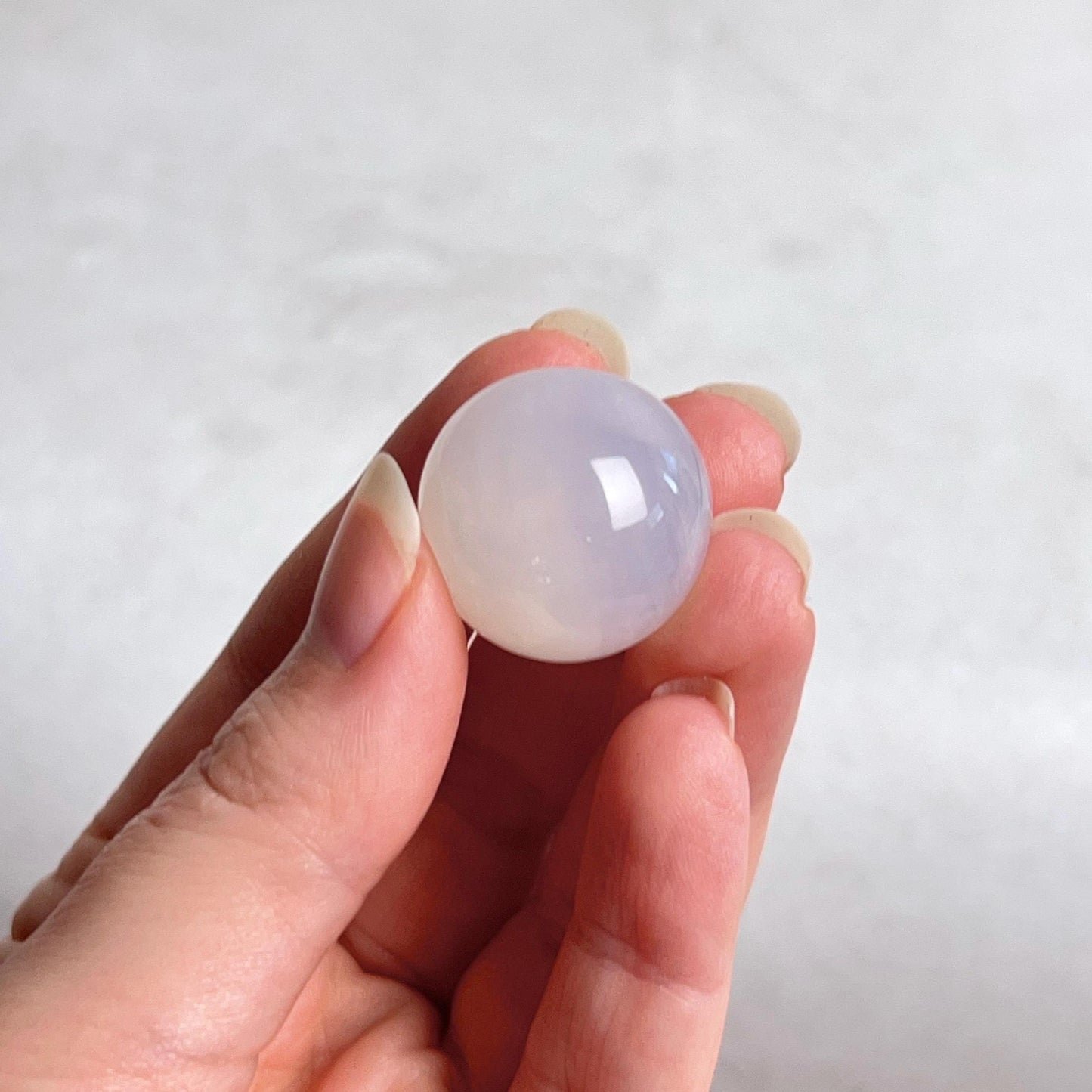 Blue Rose Quartz Sphere | Rose Quartz Crystal Sphere