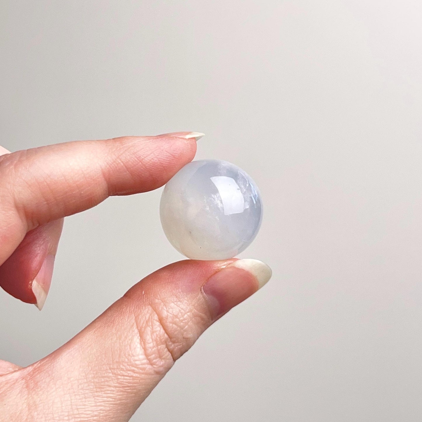 Blue Rose Quartz Sphere | Rose Quartz Crystal Sphere