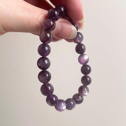 Gem Lepidolite Bracelet | High Quality Gem Lepidolite Stretch Bracelet