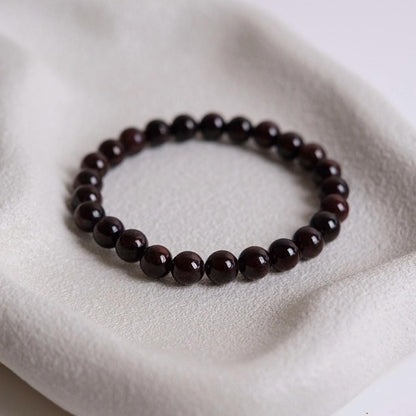 Garnet Bracelet | Almandine Garnet Crystal Stretch Bracelet