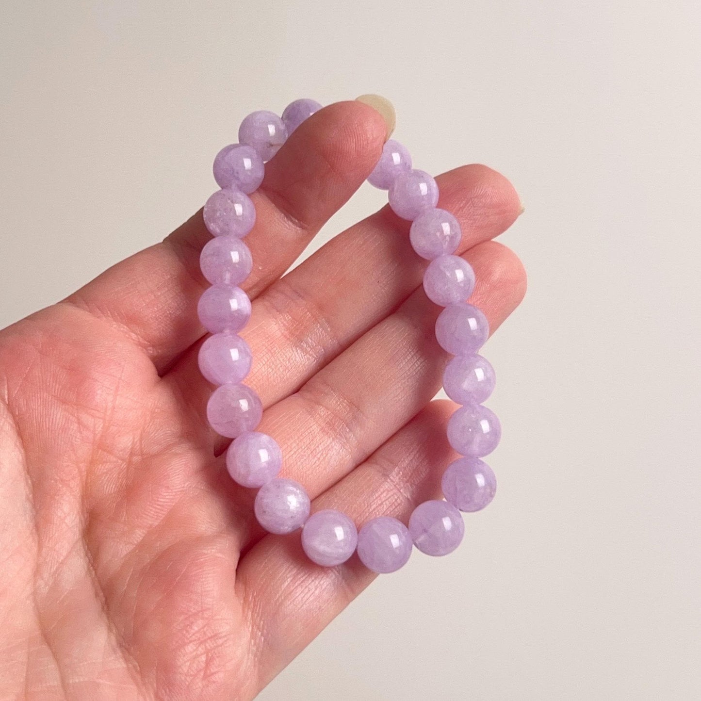 Kunzite Bracelet | Pink Spodumene Stretch Bracelet