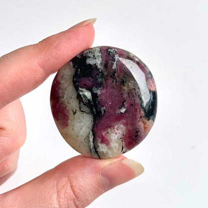 Swedish Eudialyte Palm | Eudialyte Crystal Palmstone