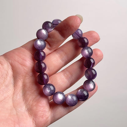 Gem Lepidolite Bracelet | High Quality Gem Lepidolite Stretch Bracelet