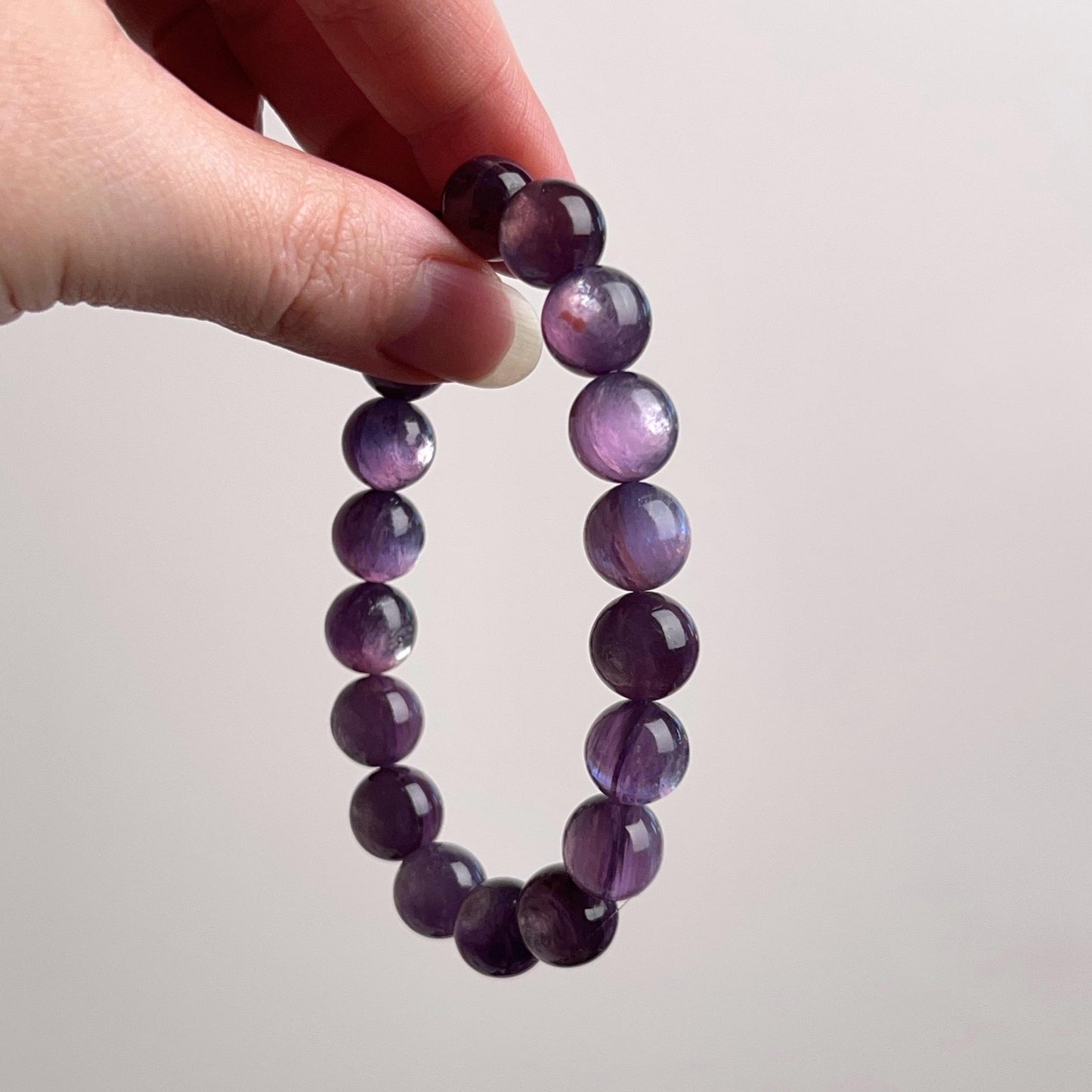 Gem Lepidolite Bracelet | High Quality Gem Lepidolite Stretch Bracelet