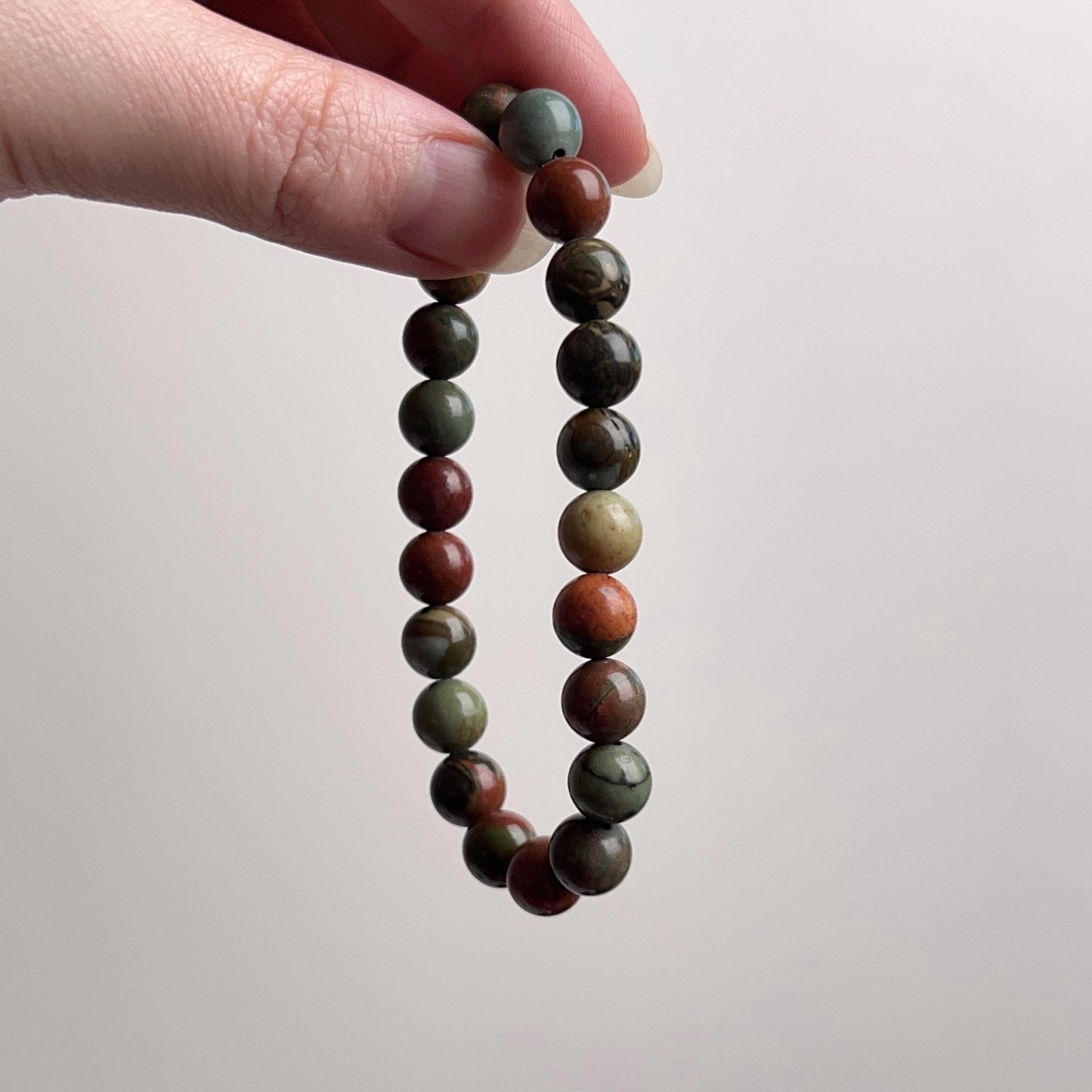 Cherry Creek Jasper Bracelet | Crystal Stretch Bracelet